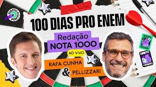 Redação Nota 1000 no Enem 2026 | 100 DIAS PARA O ENEM: Estrutura + Repertório AO VIVO