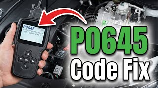 Meaning of OBD p0645
