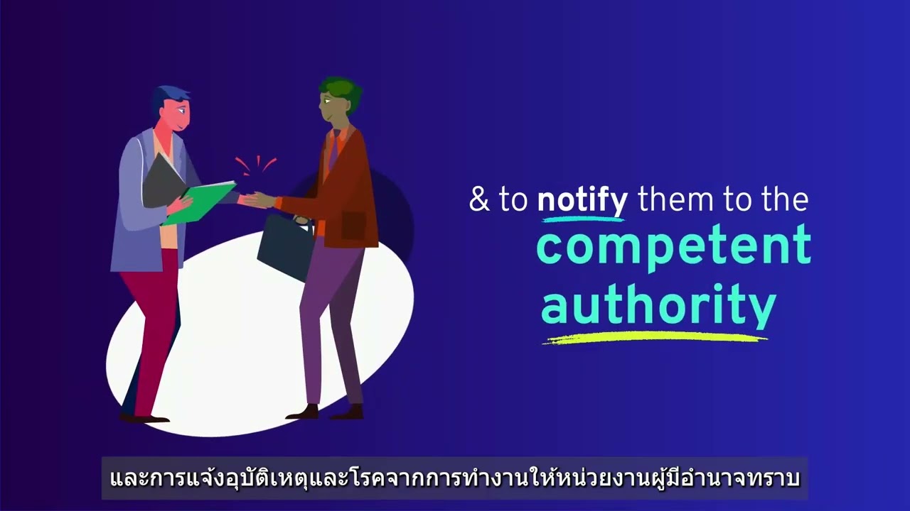 For workers: Reporting, Recording, and Notification of Occupational Accidents and Diseases