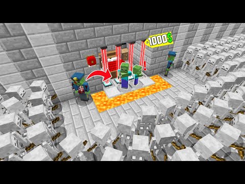 1000$ GİZLİ TEHLİKELİ HAPİSHANE - Minecraft