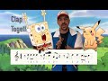 Rhythm Clapping With Mr Gordon Spongebob Pokemon Edition Learn To Read Music Clap Along