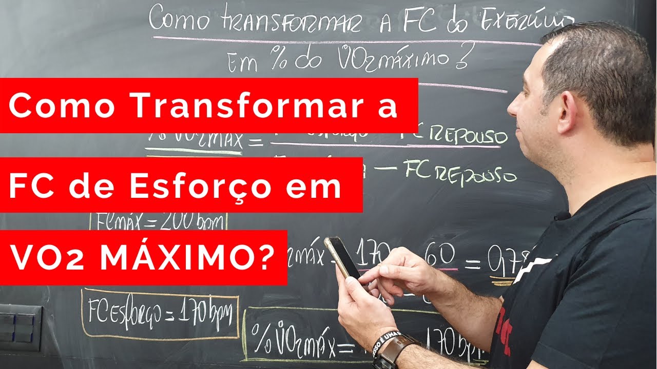 Como Saber qual é o % do VO2 máximo a partir da Frequência Cardíaca de Esforço? (FC máxima)