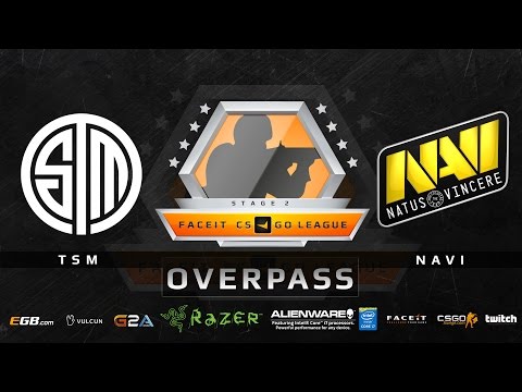 TSM vs NaVi - Overpass (FACEIT League 2015 Stage 2 EU)