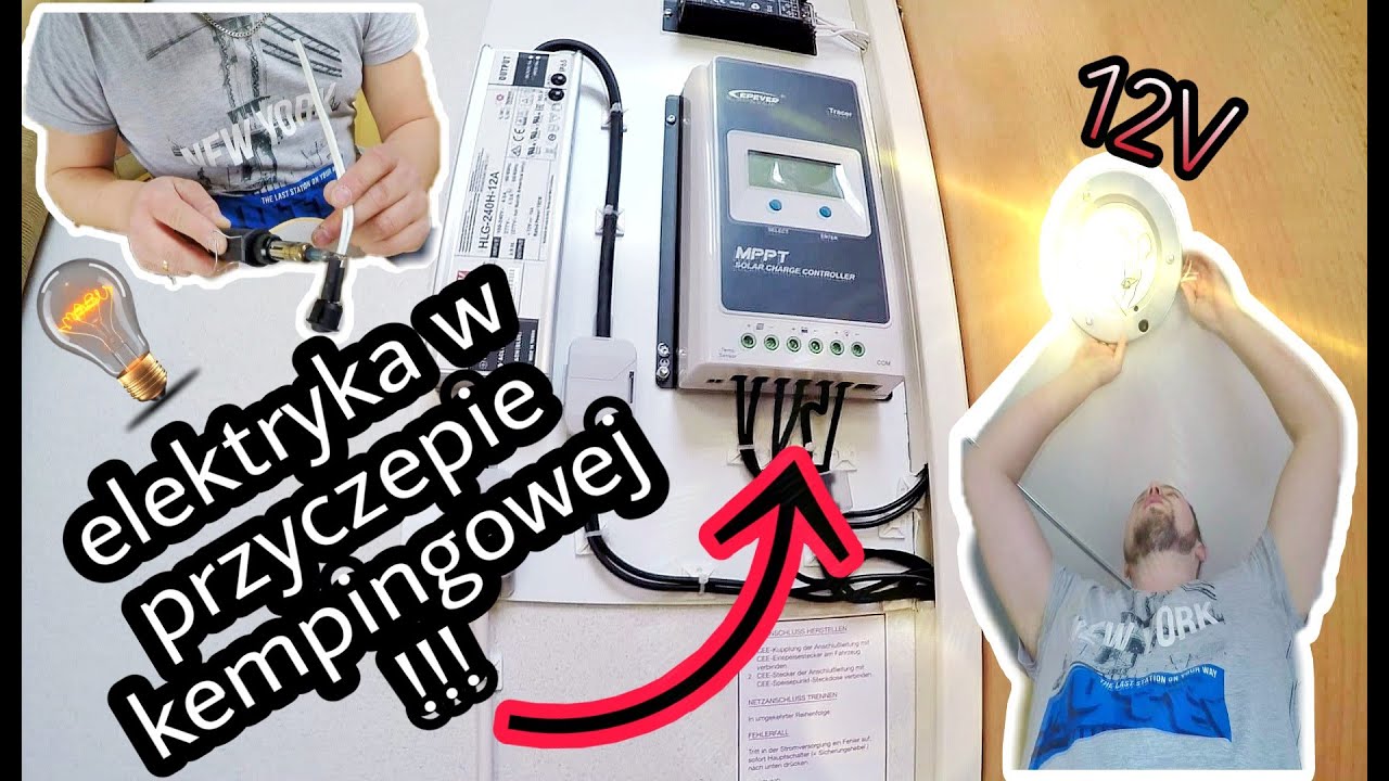 Elektryka w przyczepie kempingowej - więcej odbiorników 12V [Vlog#16]