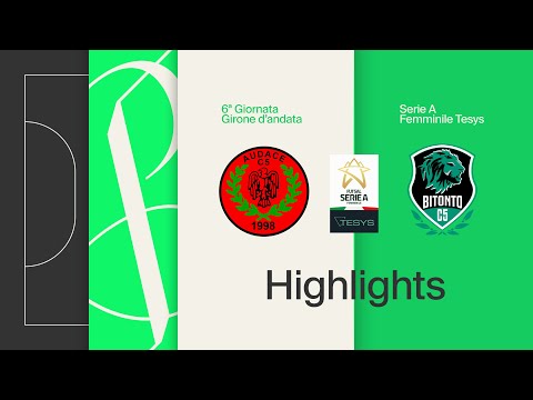 Audace Verona 2-5 Bitonto | Goals and highlights | Matchday 6 | Serie A Tesys 2025/2026