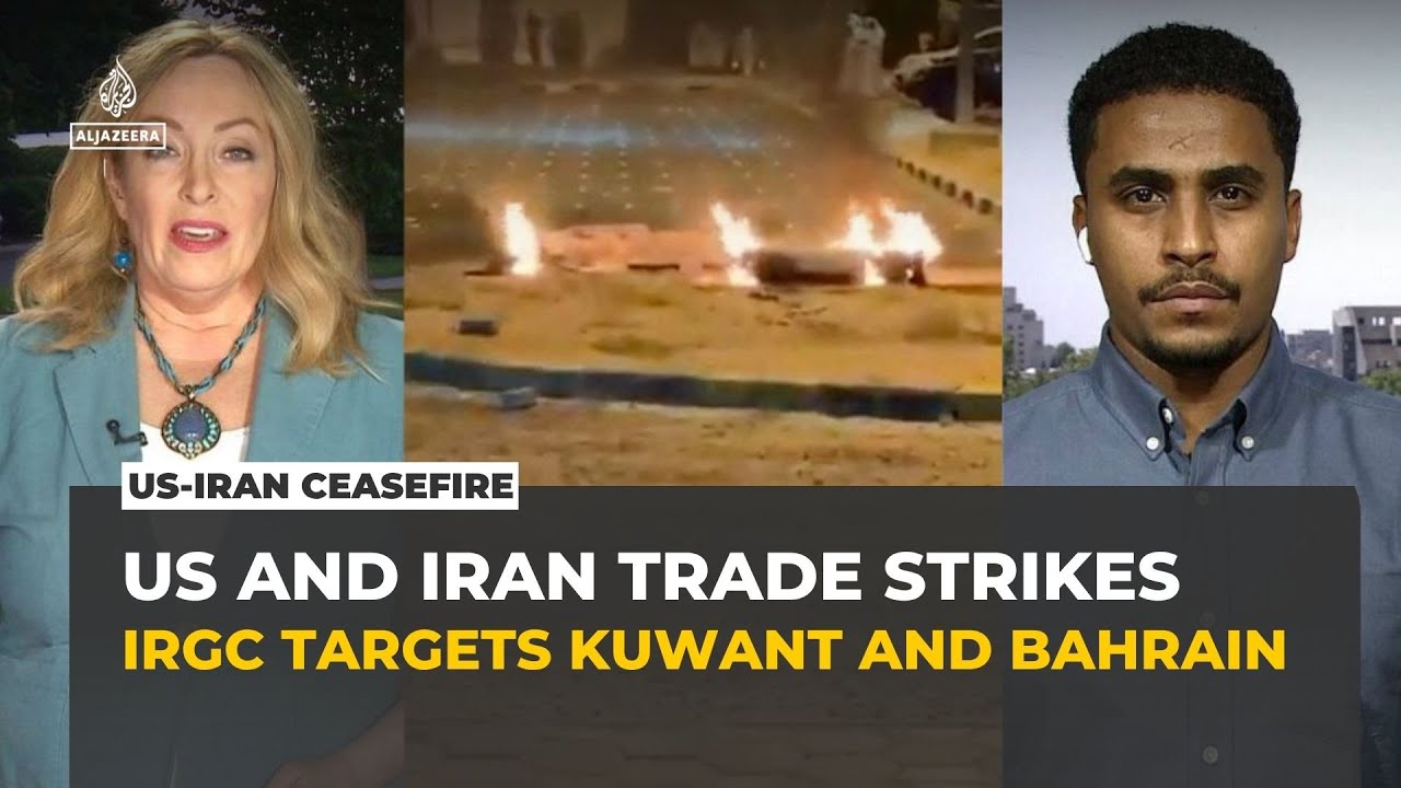 Iran targets Bahrain and Kuwait as US launches strikes on Qeshm Island