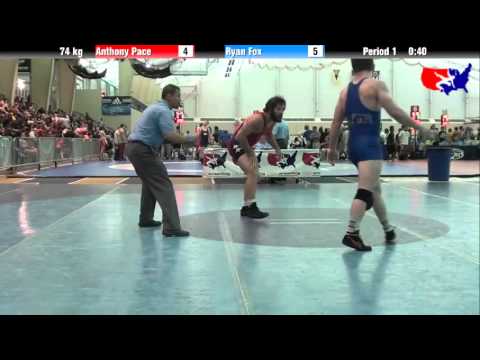 Anthony Pace vs. Ryan Fox at 2013 ASICS University Nationals - FS