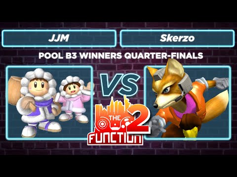 The Function 2: JJM (Ice Climbers) vs Skerzo (Fox) - Pool B3 Winners Semi-Final SSBM