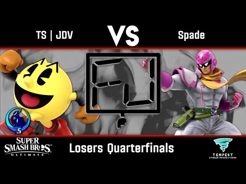 TS | JDV (Pac-Man) vs Spade (Captain Falcon) - Losers Quarterfinals - FINAL JUDGMENT