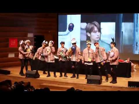 STRAY KIDS 180407 용산 팬싸 Yongsan Fansign - "ROCK" (full ver.)