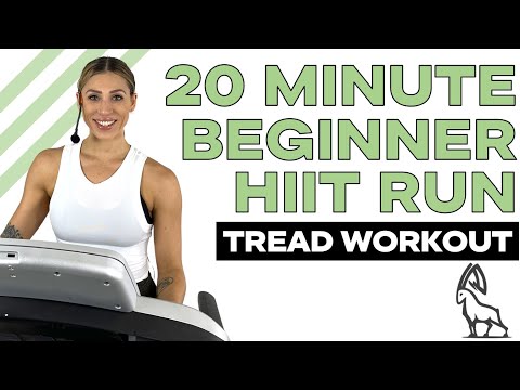 20 MIN BEGINNER HIIT | Treadmill Follow Along!