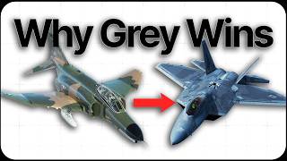 The real reason US military aircraft are grey