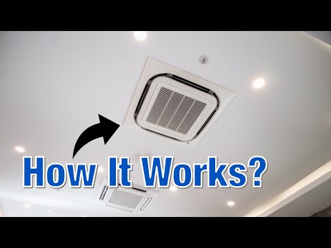 Ceiling Cassette Air Conditioner Explained - How It Works