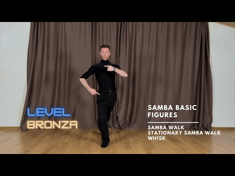 Samba Basic Figures - Samba Walks, Stationary Samba Walks, Whisk
