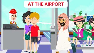 At the Airport - English Conversation