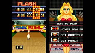 League Bowling NEO GEO FULL GAME Longplay Gameplay Walkthrough Playthrough VGL