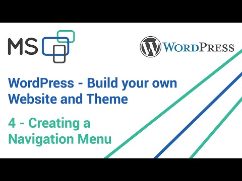 Wordpress Custom Theme and Website 4 Creating a Navigation Menu