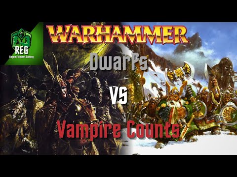 Warhammer Fantasy 6th Edition Battle Report | Vampire Counts vs Dwarfs