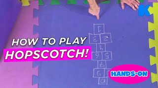 How To Play Hopscotch | Hands On | Kidsa English
