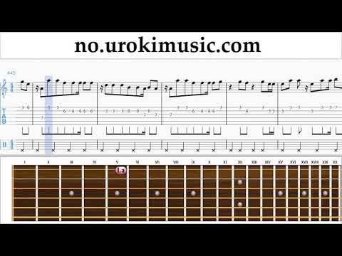 Lær å Spille Gitar Shakira - Me Enamoré Melodi Trening Del#2 um-i935