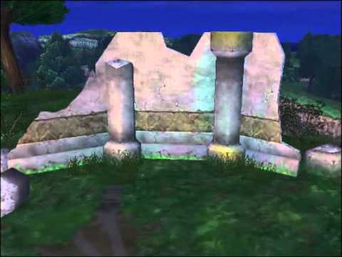 44 Dragon Quest 8 Cut-scene - Full Moon on Mountain Summit Near Ascantha
