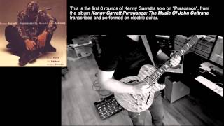 Pursuance - Kenny Garrett's sax solo played on guitar
