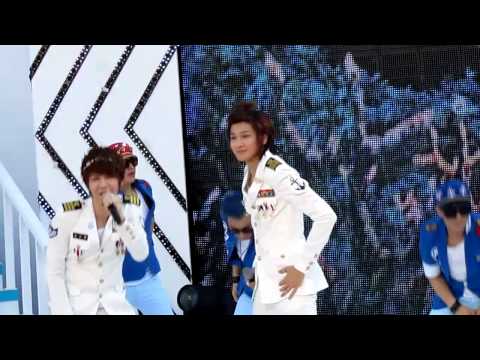 LedApple - 해변의 여인 + Run to You (Mnet super concert 120728)