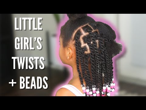 Little Girl's Twists and Beads | Kid's Protective...
