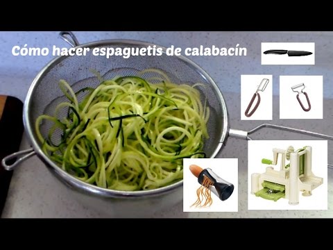Cómo Hacer Espaguetis de Calabacín: 5 Métodos