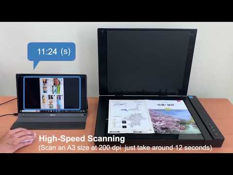 VIISAN A3 VF3240/VF3120 Flatbed Scanners