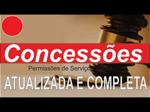 Lei Concessões e Permissões de Serviços Públicos Completa