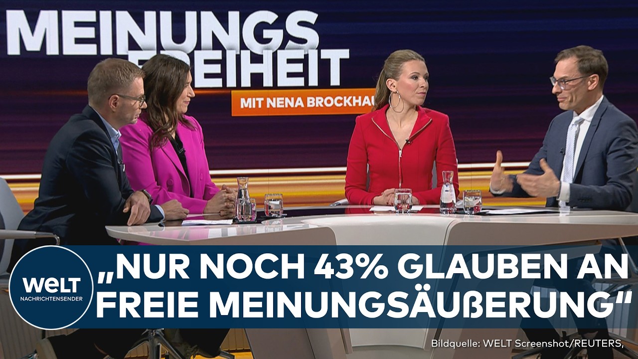 MEINUNGSFREIHEIT: „Wir leben in einer Kultur der Vorsicht anstatt des Widerspruchs“ | WELT TALK