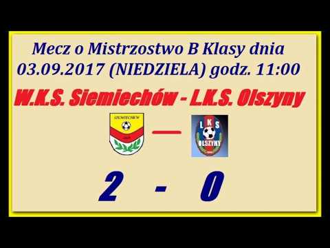 W.K.S. Siemiechów - L.K.S. Olszyny  2-0