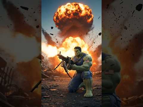 Hulk's Last Battle 😭🇺🇸 Respect for Soldiers!    #hulk #comics #marvel