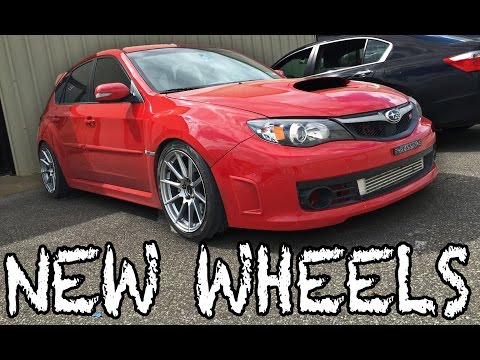 New Enkei Wheels for my WRX STi!