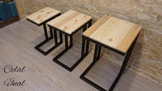 Making a side table from pallets / Diy side table 