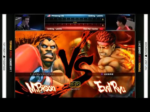 TWL Round1 Battle5 - PR Balrog (M.Bison) vs Xiao Hai (Evil Ryu) - SSF4 AE2012