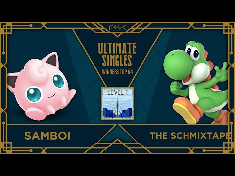 Samboi (Jigglypuff) vs THE SCHMIXTAPE (Yoshi) - Ultimate Singles Winners Top 64 - Level 1