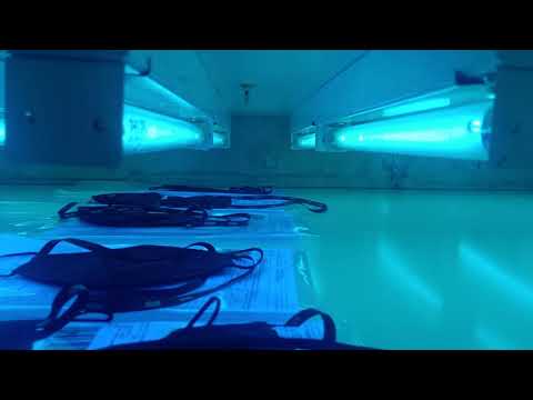 Sterilization of masks using UV Light