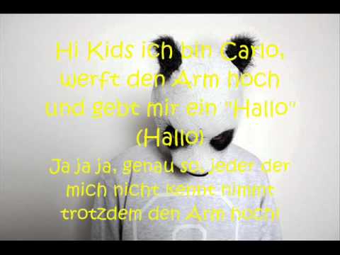 Cro - Hi Kids ich bin Carlo Lyrics on Screen + in Description