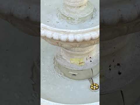 Cleaning & Preparing My Garden Fountain for Winter Storage