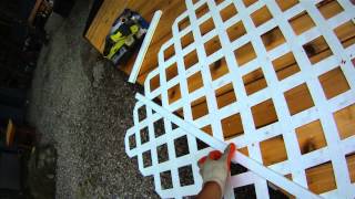 preview picture of video 'Deck Building - P4 - How to Install Lattice on a Deck'