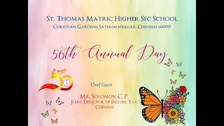 St Thomas Matriculation Higher Secondary School Video