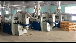 Chuyền Máy Bào 4 Mặt, Máy Bào 2 Mặt Ra Phôi Xuất Khẩu Máy Bào 2 Mặt | Đại Phúc Vinh CNC