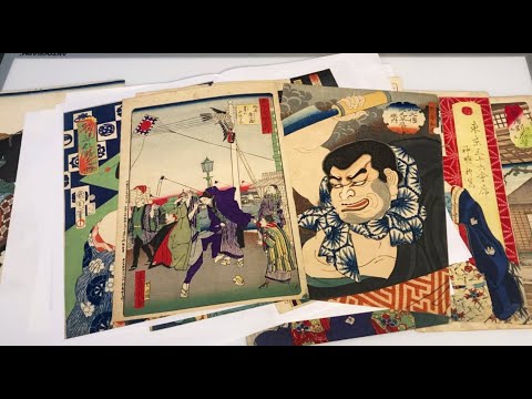 Unboxing 18 Ukiyo-e Prints