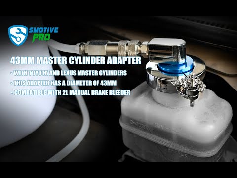 SMOTIVEPRO 43mm Master Cylinder Bleeder Adapter Compatible with Toyota
