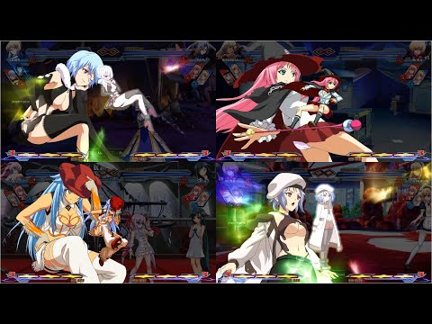 Nitroplus Blasterz: Heroines Infinite Duel All Assist characters showcase