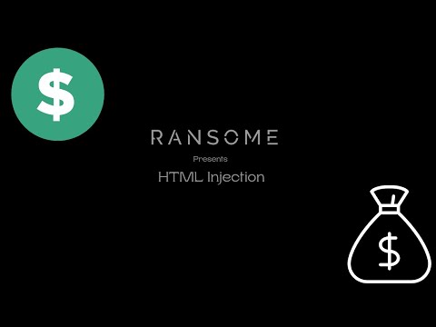 HTML Injection | P4 | Bug Bounty Series - EP 22 | Ran$ome