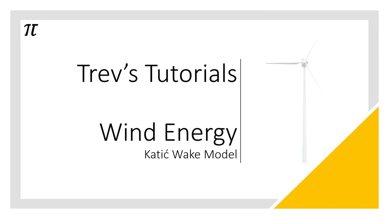 Wind Energy - Katić Wake Model