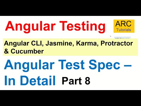 Angular Testing Tutorial 8 Understanding Angular Test Spec File